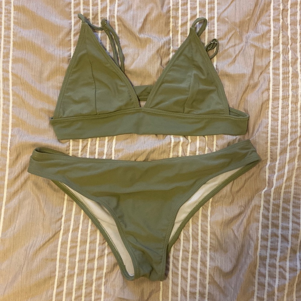 Olive Green Bikini